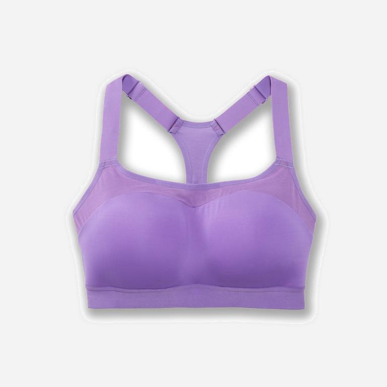 Brooks Dare Racerback - Run Bra Mujer - Moradas (MS5614028)